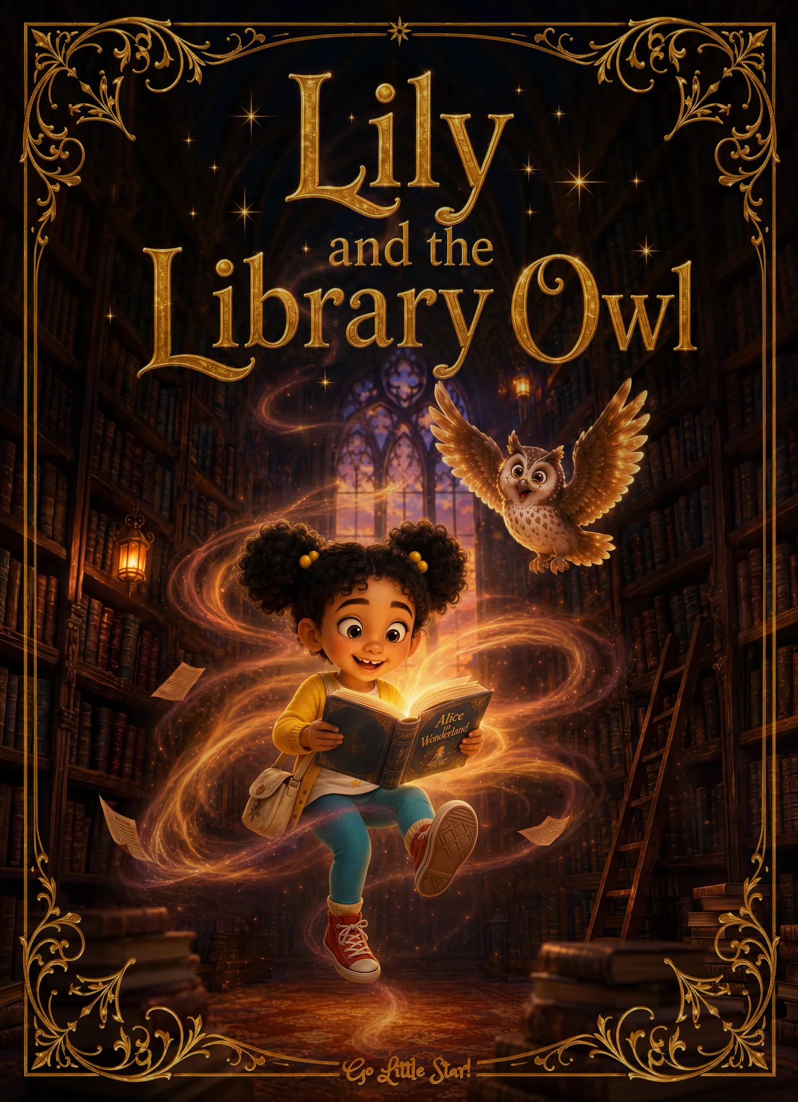 Lily and the Library Owl — children's book cover