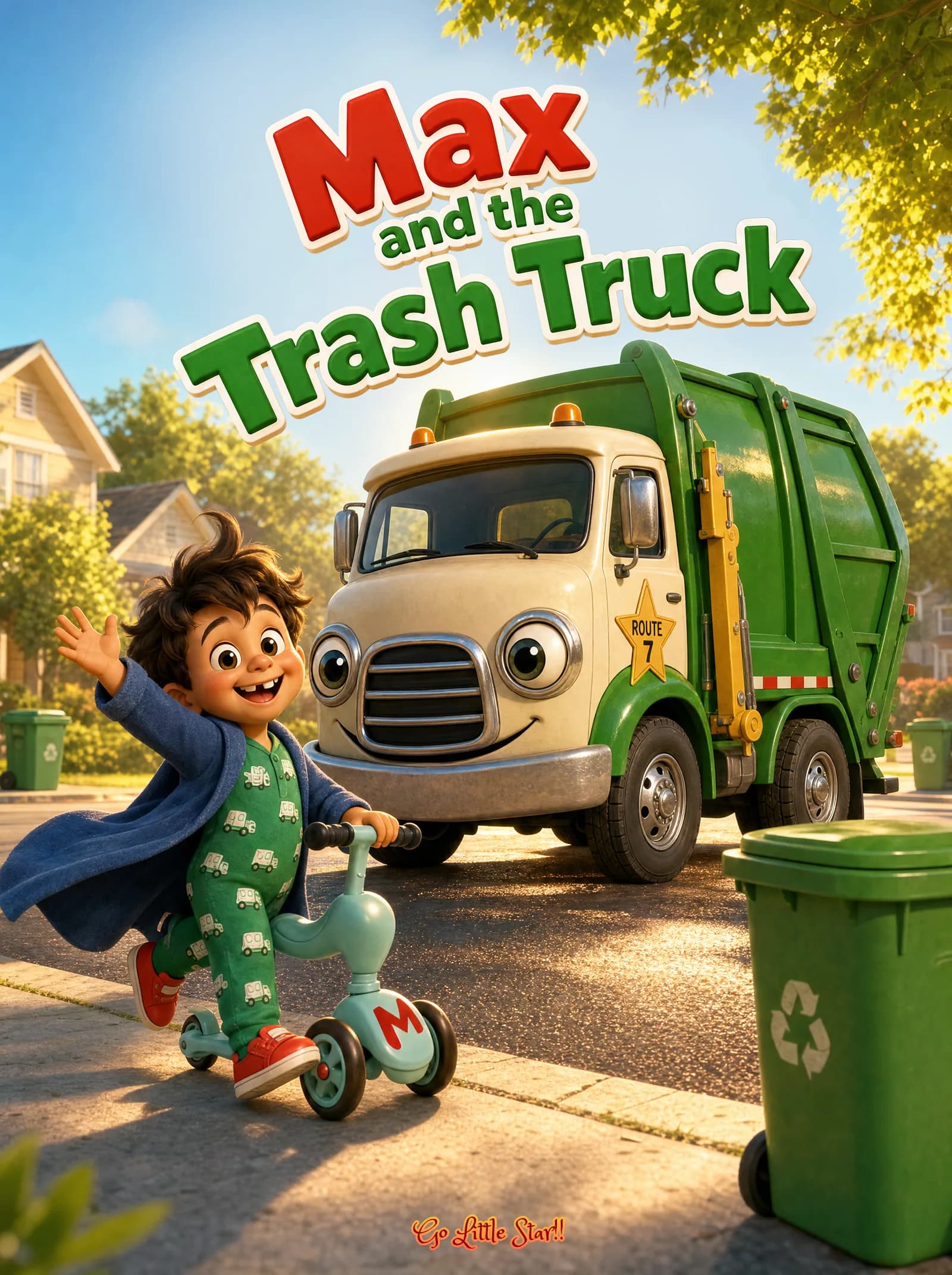 Max and the Trash Truck — children's book cover