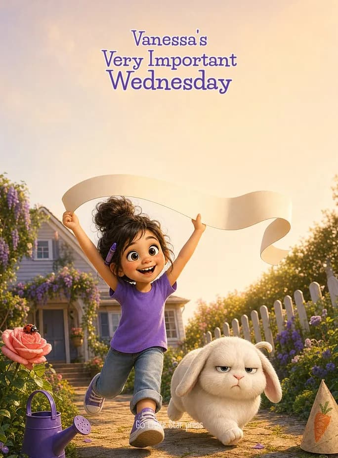 Vanessa's Very Important Wednesday — children's book cover